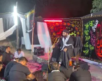 उतरौला के अमया देवरिया में मुहर्रम पर मजलिस और मेहंदी जुलूस सम्पन्न