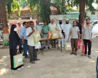 अस्पतालों में टीबी मरीजों को मिला पोषण आहार 