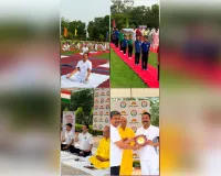 योग से स्वस्थ जीवन का संदेश, 44वीं वाहिनी पीएसी में मनाया गया अंतर्राष्ट्रीय योग दिवस 