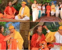 परमार्थ निकेतन पहुंचे सुधांशु महाराज, स्वामी चिदानन्द को दी जन्मदिवस की बधाई