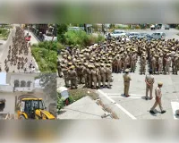 यूपीसीडा की भूमि से हटाई अवैध मजार , भारी पुलिस बल की मौजूदगी में कार्रवाई संपन्न