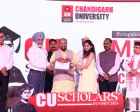 चंडीगढ़ यूनिवर्सिटी के सीयू स्कॉलर्स समिट 2026 का भव्य समापन, 1500 से अधिक मेधावी विद्यार्थियों का हुआ सम्मान