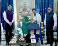 राजभवन में सम्मानित हुआ एलपीएस का मेधावी छात्र, राज्यपाल ने बढ़ाया शिवम का हौसला