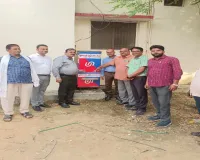 जलालपुर ब्लॉक परिसर में यूनियन बैंक ने लगाया वाटर कूलर, लोगों को मिलेगी शुद्ध पेयजल सुविधा