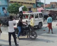 मीरजापुर : तीन मौतों के बाद कुदारन में बवाल, जाम के दौरान पुलिस-ग्रामीण आमने-सामने