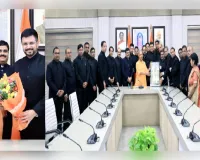 नवपदोन्नत आईएएस अधिकारियों ने मुख्यमंत्री से की शिष्टाचार भेंट