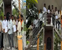 लखनऊ में निषाद पार्टी कार्यकर्ताओं और पार्षद प्रतिनिधि के बीच नोकझोंक