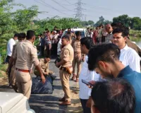 मिर्जामुराद में नहर किनारे युवक का शव मिला, सिर और चेहरे पर चोट के निशान