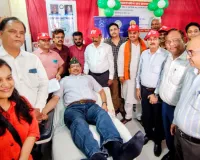 रोटरी क्लब बस्ती मिडटाउन के तत्वावधान में रक्तदान शिविर का आयोजन 