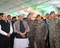 रक्षा मंत्री राजनाथ ने ‘कारगिल युद्ध’ के नायकों को दी श्रद्धांजलि, शौर्य संध्या कार्यक्रम में हुए शामिल