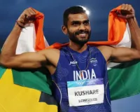 राष्ट्रमंडल खेल 2026: सर्वेश कुशारे ने ऊंची कूद में जीता रजत, एथलेटिक्स में भारत का पहला पदक