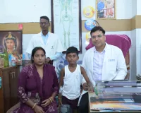 दूरबीन सर्जरी से बचाया गया न वर्षीय बच्चे का घुटना