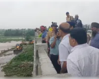 मुजफ्फरनगर में जलभराव को लेकर डीएम-एसएसपी का निरीक्षण, हालात का लिया जायजा