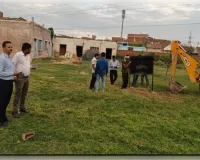 औरैया: 20 करोड़ की सरकारी जमीन कब्जामुक्त, 1.36 एकड़ भूमि पर चला प्रशासन का बुलडोजर