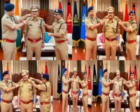 लखनऊ में आईपीएस पदोन्नत 28 अधिकारियों की पिपिंग सेरेमनी, डीजीपी ने दिए कर्तव्यनिष्ठा के निर्देश