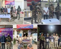 मणिपुर : सुरक्षा बलों का उग्रवाद और ड्रग नेटवर्क पर कड़ा प्रहार, हथियार और नकदी जब्त