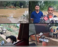 असम बाढ़ की मार: टूटे बांध पर रह रहा किसान बोला-‘मैं 10 साल पीछे चला गया’