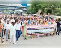 गुरुग्राम: सरकार पर वादाखिलाफी का आरोप, सफाई कर्मचारियों का प्रदर्शन