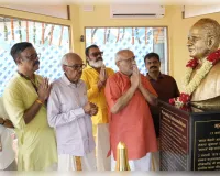 उपराष्ट्रपति ने मन्नम स्मृति मंडपम का किया उद्घाटन, मन्नथु पद्मनाभन को दी श्रद्धांजलि 