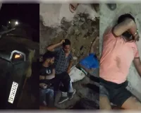 बिलासपुर में बड़ा हादसा: अधूरे पुल से 30 फीट नीचे गिरी कार, चार युवक गंभीर घायल