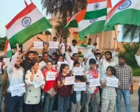 धर्मेंद्र प्रधान के इस्तीफे के बाद 1090 चौराहे पर निकाला विक्ट्री मार्च