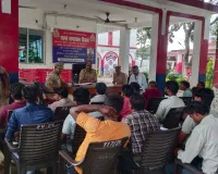 कांवड़ यात्रा के दृष्टिगत थाना महुली पुलिस द्वारा डीजे संचालकों के साथ बैठक आयोजित