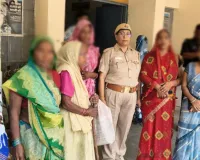 महिला सुरक्षा, के उद्देश्य से पुलिस द्वारा चलाया गया जागरूकता अभियान 