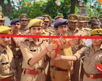 पुलिस अधीक्षक संतकबीरनगर द्वारा मगहर पुलिस चौकी के नवनिर्मित भवन का फीता काटकर किया गया भव्य उद्घाटन