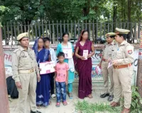 महिला सुरक्षा, के उद्देश्य से पुलिस द्वारा चलाया गया जागरूकता अभियान 