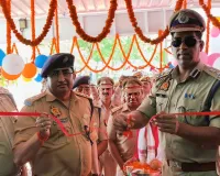 पुलिस महानिरीक्षक द्वारा नवनिर्मित 'जिम' का फीता काटकर किया गया भव्य उद्घाटन
