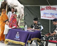 सरहद की सुरक्षा के साथ सेवा का संकल्प निभा रही एसएसबी, कतरनियाघाट में निःशुल्क चिकित्सा शिविर से कई  ग्रामीण लाभान्वित
