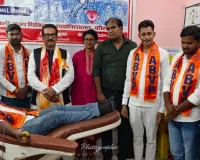 एबीवीपी के स्थापना दिवस पर रक्तदान शिविर, युवाओं ने किया स्वैच्छिक रक्तदान