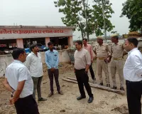 एडीएम द्वारा मेहदावल क्षेत्र के गो-आश्रय स्थल बढ़या का किया गया स्थलीय निरीक्षण