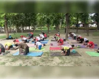 नियमित योग कक्षा से बच्चों में बढ़ रहा स्वास्थ्य और आत्मविश्वास- द्विवेदी