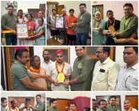 नीट यूजी में सफलता पाने वाले मेधावियों का डॉ. कौशल वर्मा ने किया भव्य सम्मान
