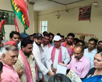 जौहर विश्वविद्यालय व छात्र हितों को लेकर राष्ट्रपति के नाम सौंपा ज्ञापन