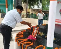 कारगिल विजय दिवस पर वीरांगंना को किया सम्मानित, शहीद को दी पुष्पांजलि 