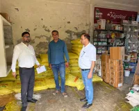 उर्वरक की दुकानों का किया गया निरीक्षण