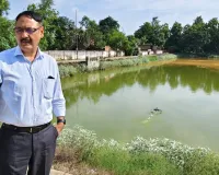 डीएम द्वारा विभिन्न तालाबों का किया गया स्थलीय निरीक्षण