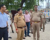 डीएम एसपी द्वारा निर्माणाधीन भवन किया गया निरीक्षण
