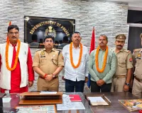 पुलिस अधीक्षक द्वारा सेवानिवृत्त हुए 03 पुलिसकर्मियों को दी गई भावभीनी विदाई