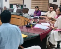 सीडीओ की अध्यक्षता में विकास कार्यों की समीक्षा बैठक सम्पन्न 