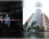 होटल नोवोटेल के बेसमेंट में अवैध निर्माण को एलडीए ने किया सील