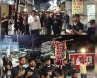उतरौला में गमगीन माहौल में निकला शबीहे ताबूत का कदीमी जुलूस