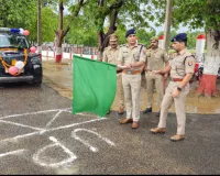 एसपी दीपक भूकर ने 04 नवीन डायल-112 वाहनों को हरी झण्डी दिखाकर किया रवाना