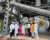 सिल्टसे ईंट बनाने की आधुनिक तकनीक का लिया महापौर ने जायजा