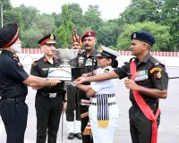 मेडिकल ऑफिसर्स बेसिक कोर्स के समापन पर परेड