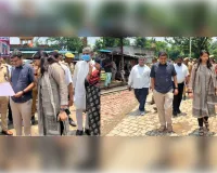 डीएम ने नाग देवता मजीठा धाम पहुंचकर तैयारियों का किया स्थलीय निरीक्षण