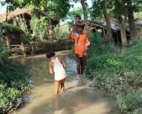 बाढ़-कटाव की दोहरी मार से जूझ रहा भागलपुर, गांव जलमग्न