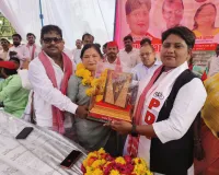 पीडीए पंचायत में भाजपा पर बरसीं सीमा राजभर, बोलीं- जनता बदलाव को तैयार